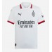 Camiseta AC Milan Alvaro Morata #7 Segunda Equipación Replica 2024-25 mangas cortas